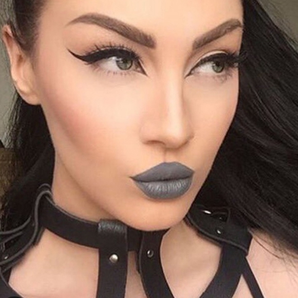 💙🌟CEMENT Lime Crime DISCONTINUED Velvetines Liquid Lipstick NWOBOX - Picture 3 of 9